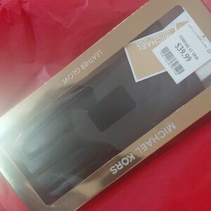 Michael Kors Black Leather Gloves